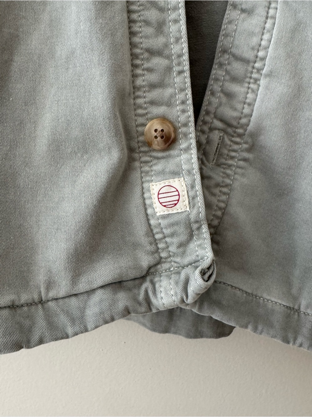 MARINE LAYER Oversized Shacket in Slate M - Picture 3 of 10